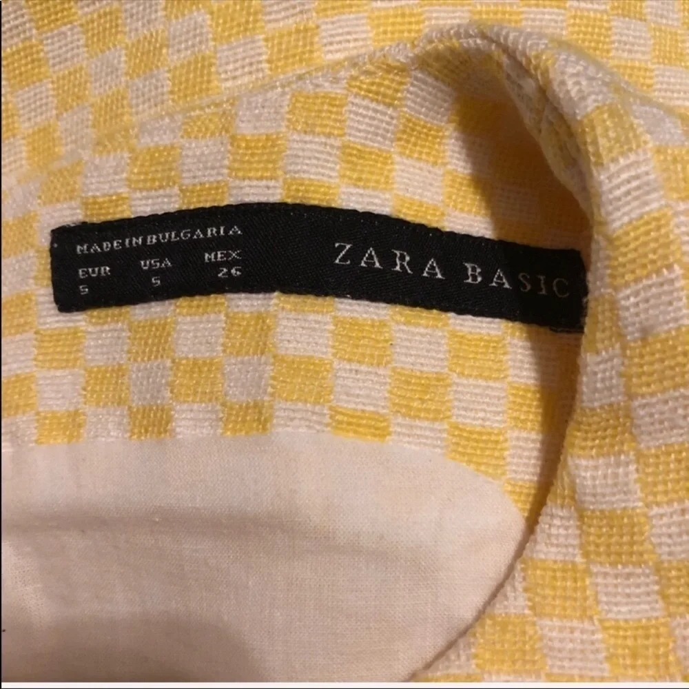 ⭐️Zara Checkered Jacquard Sleeveless Top - Picture 6 of 8